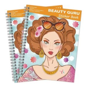 Fashion Sticker Dress-Up & Coloring Book for Girls